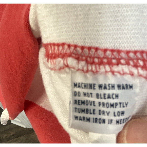 Vintage Polo by Ralph Lauren Rugby Shirt Bold Stripe Polo Size M Cotton 90s - Picture 15 of 15